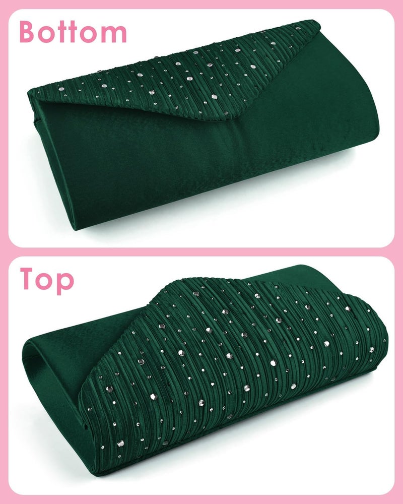 TINDTOP Evening Clutch Purses for Women Handbags for Formal Wedding Party Cocktail Prom Crossbody Shoulder Envelope Bag | for Formal Wedding, Party, Cocktail, Prom, for Formal Wedding, Party - Image 5
